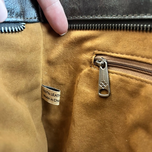 Patricia Nash Albi Tooled Turquoise Convertible Backpack Tooled - Picture 8 of 11